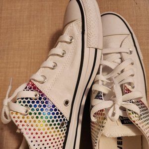 Rainbow Side Design Converse